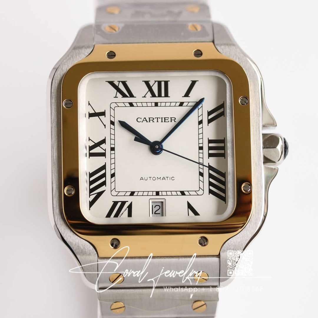 Replica Cartier De Santos W2sa0006 V6 Factory White Dial (3)