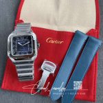 Replica Cartier De Santos Wssa0013 Gf Factory Blue Dial (9)