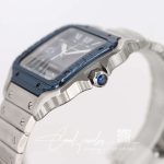 Replica Cartier Santos Gf Factory Blue Bezel (7)