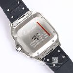 Replica Cartier Santos Wssa0018 Gf Factory V2 Black Rubber Strap (8)