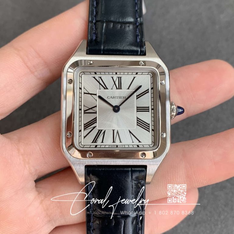 Replica Cartier Santos Wssa0022 Men Watches Black Rubber Strap (1)