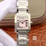 Replica Cartier Tank Francaise Ladies W51028q3 Pink Dial (1)