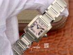 Replica Cartier Tank Francaise Ladies W51028q3 Pink Dial (3)