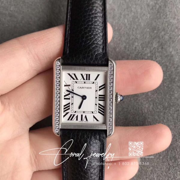 Replica Cartier Tank K11 Factory Diamond Set Bezel (1)