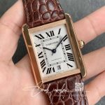 Replica Cartier Tank W5200026 Af Factory Brown Strap (2)