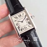 Replica Cartier Tank Wsta0028 K11 Factory Black Strap (2)