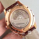 Replica Drive De Cartier Moonphase Wgnm0008 Rose Gold Silver Dial (7)