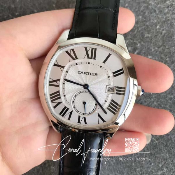 Replica Drive De Cartier Wsnm0004 Gs Factory White Dial (1)