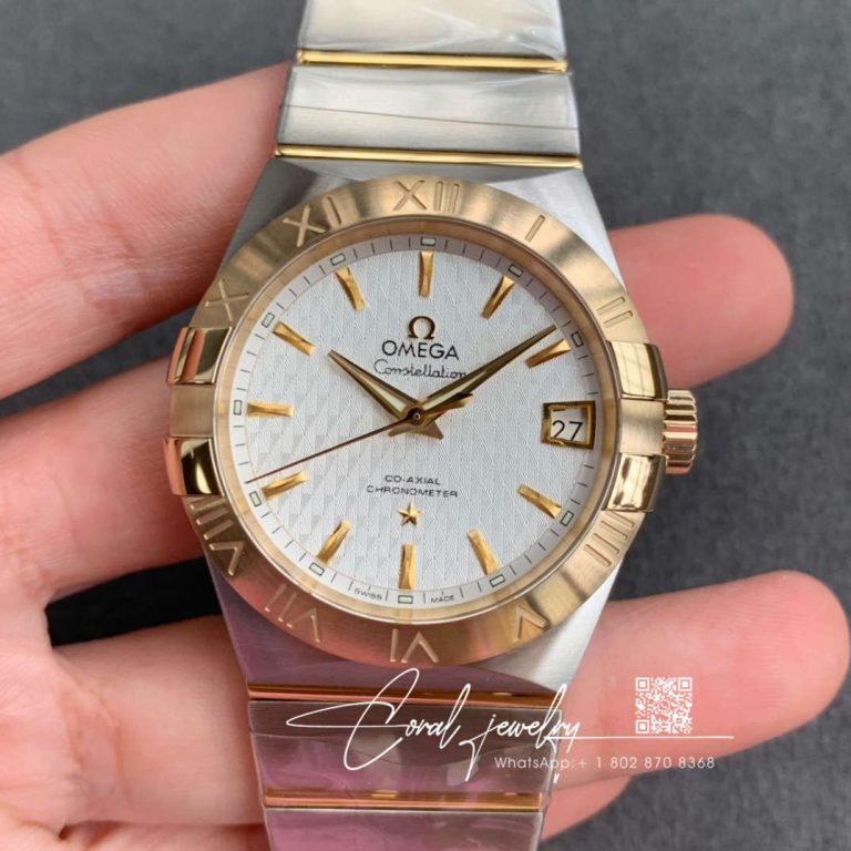 Replica Omega Constellation 123.20.38.21.02.006 Vs Factory Gold Bezel (10)