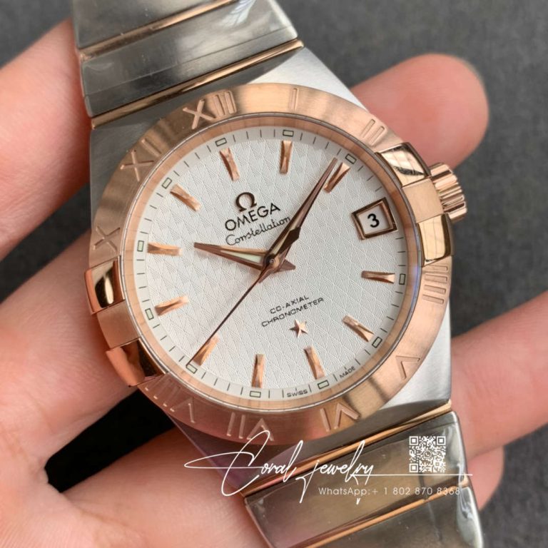 Replica Omega Constellation 123.20.38.21.02.006 Vs Factory Gold Bezel (2)