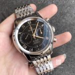 Replica Omega De Ville Chronograph 42mm 431.10.42.51.01.001 Om Factory Black Dial (3)