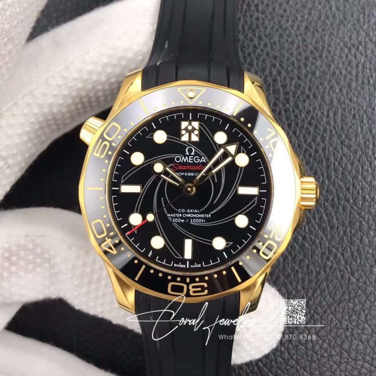 Replica Omega Seamaster 210.62.42.20.01.001 Vs Factory Black Strap (1)