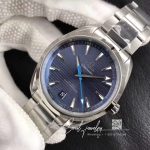 Replica Omega Seamaster 220.10.41.21.03.001 Vs Factory Blue Dial (3)