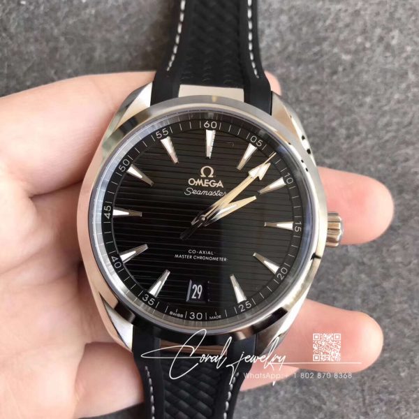 Replica Omega Seamaster 220.12.41.21.01.001 Vs Factory Black Dial Strap (1)