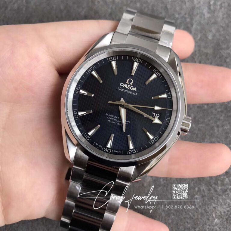 Replica Omega Seamaster 231.10.42.21.03.001 Vs Factory Stainless Steel Strap (2)