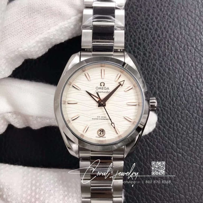 Replica Omega Seamaster Aqua Terra 150m Co‑axial Master Chronometer Ladies 220.10.38.20.02.002 Vs Factory (1)