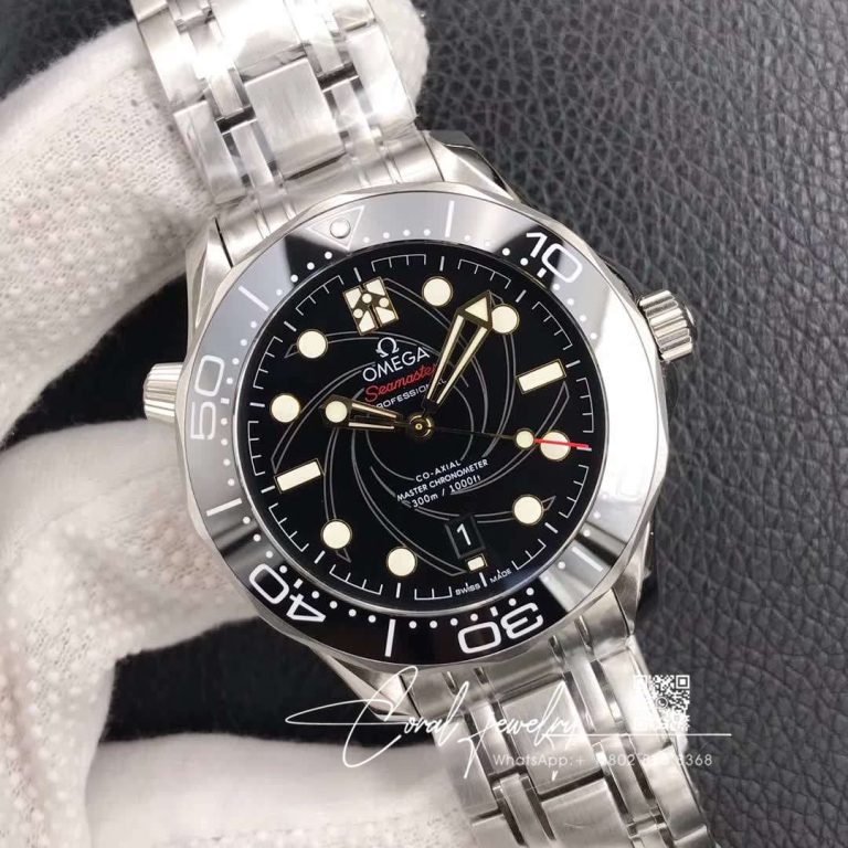 Replica Omega Seamaster Diver 300m 210.22.42.20.01.002 Or Factory Black Ceramic Bezel (2)