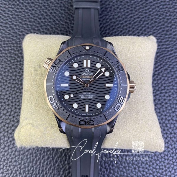 Replica Omega Seamaster Diver 300m 210.22.42.20.01.002 Vs Factory Black Dial (1)