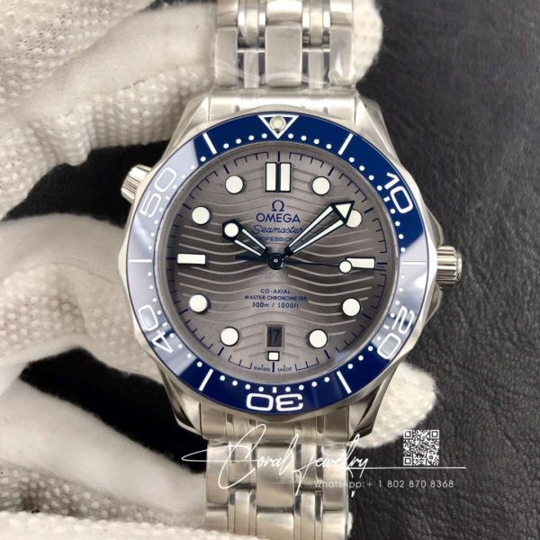 Replica Omega Seamaster Diver 300m 210.30.42.20.06.001 Vs Factory Gray Dial (1)