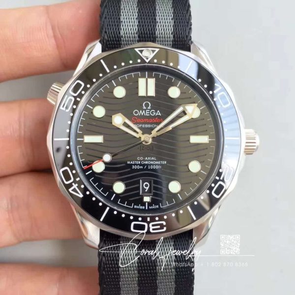 Replica Omega Seamaster Diver 300m Baselworld 2018 210.30.42.20.01.001 Vs Factory Black Dial (1)