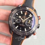 Replica Omega Seamaster Planet Ocean 600m Chronograph 215.32.46.51.01.001 Om Factory V2 Black Dial (3)