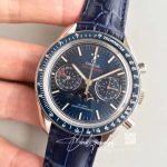 Replica Omega Speedmaster 44.25mm 304.33.44.52.03.001 Bf Factory Blue Dial (3)