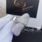 Pasquale Bruni Aleluia Ring In 18k White Gold With Diamonds Coral (2)