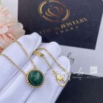 Van Cleef & Arpels Perlée Couleurs Pendant Yellow Gold, Malachite Vcarp4dm00 (3)