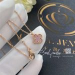 Van Cleef & Arpels Sweet Alhambra Pendant Rose Gold, Carnelian Vcarn59m00 (6)