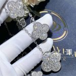 Van Cleef & Arpels Magic Alhambra Necklace, 6 Motifs White Gold, Diamond Vcarn9mp00 (5)