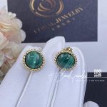 Van Cleef & Arpels Perlée Couleurs Earrings Yellow Gold, Malachite Vcarp4ds00 (2)