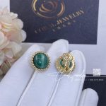 Van Cleef & Arpels Perlée Couleurs Earrings Yellow Gold, Malachite Vcarp4ds00 (5)