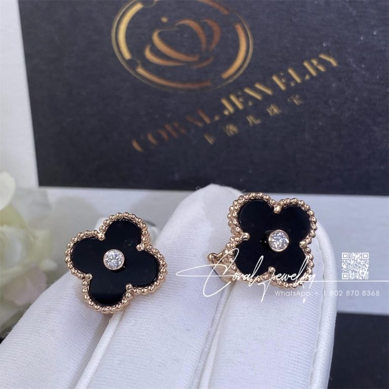 Van Cleef & Arpels Vintage Alhambra Limited Edition Earrings Vcarp2b100 (3)