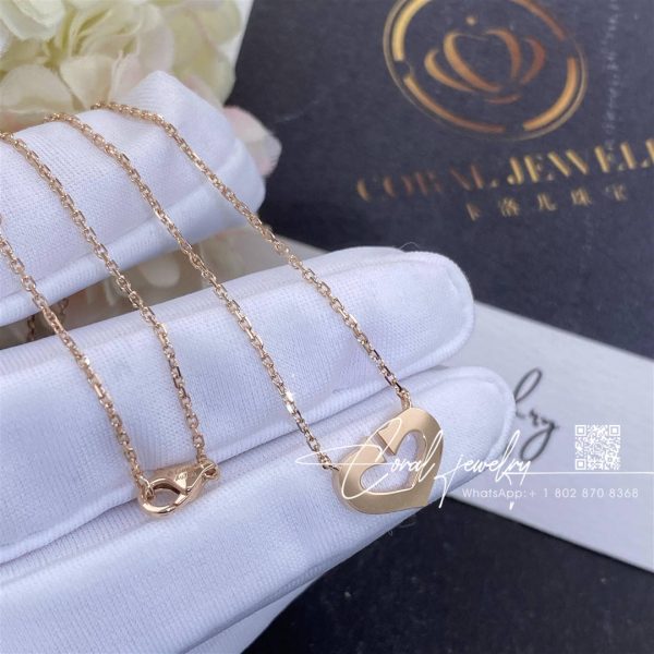 Cartier Heart C 18k Rose Gold Necklace (5)