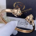 Cartier Panthère De Cartier Bracelet, Rose Gold, Onyx, Tsavorite Garnets Ref. N6711617 (6)