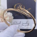 Cartier Juste Un Clou Bracelet Rose Gold, Black Diamonds (6)