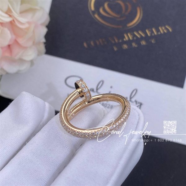 Cartier Juste Un Clou Ring, Rose Gold, Diamonds Ref. N4748600 (1)