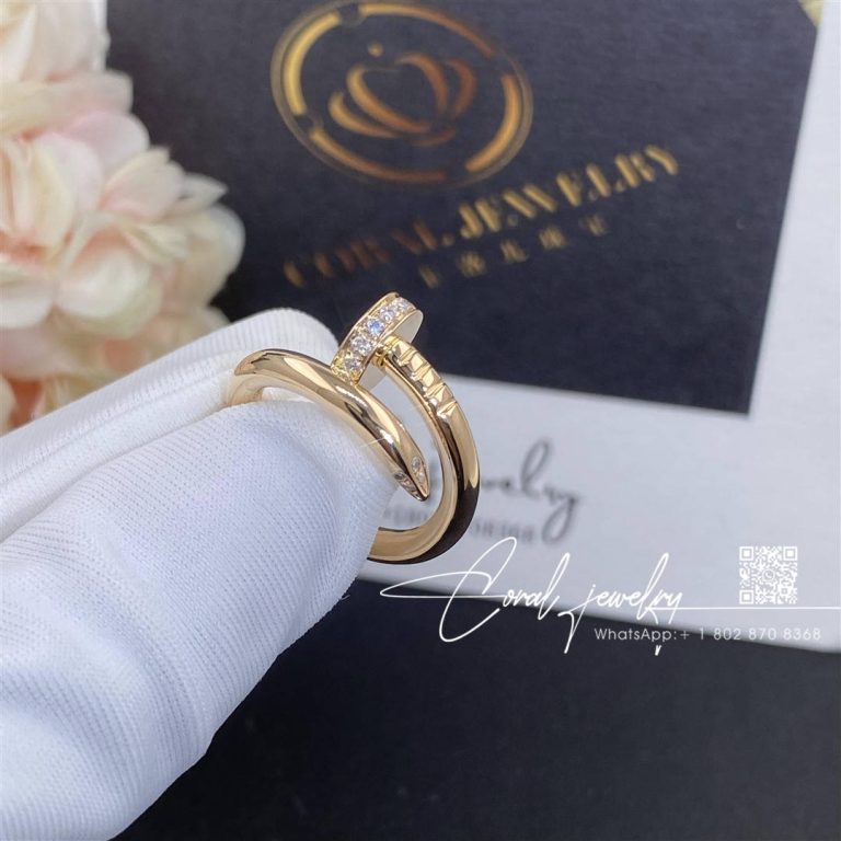 Cartier Juste Un Clou Ring Rose Gold, Diamonds Ref. B4094800 (6)