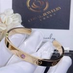 Cartier Love Bracelet, 1 Pink Sapphire Rose Gold, Ref. B6030017 (10)