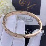 Cartier Love Bracelet Rose Gold Pink Sapphire (3)