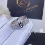 Cartier Love Ring, Diamond Paved White Gold Ref. N4210400 (3)