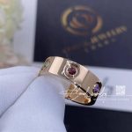 Cartier Love Ring Rose Gold, Sapphires, Garnets, Amethyst B4087800 (9)