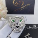 Cartier Panthère De Cartier Necklace White Gold Diamonds Emeralds N7424209 (10)