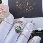 Cartier Amulette De Cartier Bracelet Xs Model Rose Gold Malachite B6047117 (3)