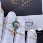 Cartier Amulette De Cartier Bracelet Xs Model Rose Gold Malachite B6047117 (4)