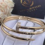 Cartier Juste Un Clou Bracelet, 18k Rose Gold Diamonds Ref (9)