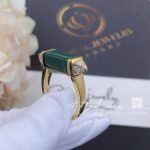 Cartier Les Berlingots De Cartier Ring Yellow Gold, Malachite, Diamond Ref. B4235500 (2)