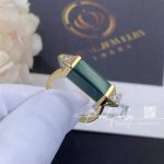 Cartier Les Berlingots De Cartier Ring Yellow Gold, Malachite, Diamond Ref. B4235500 (4)