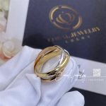 Cartier Trinity Ring, White Gold, Yellow Gold, Rose Gold, Diamonds Ref. B4088500 (5)