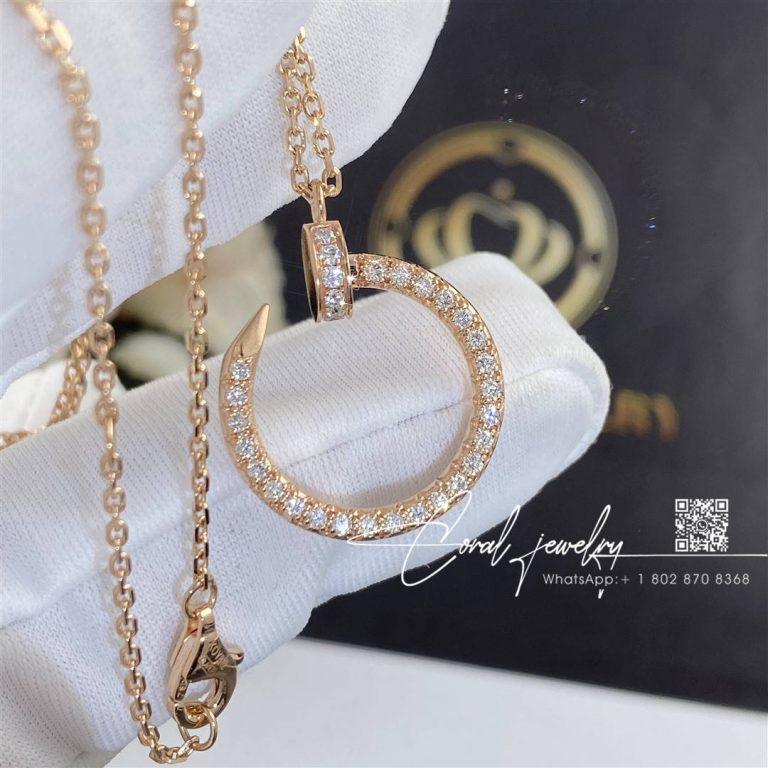 Cartier Juste Un Clou Necklace Rose Gold, Diamonds Ref. B3047000 (1)